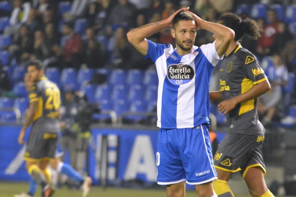 El Dépor cae goleado ante Las Palmas