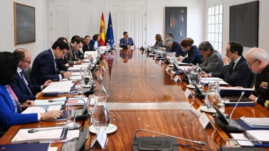 El presidente del Gobierno, Pedro Sánchez, presidió la reunión del Consejo de Seguridad Nacional este martes.