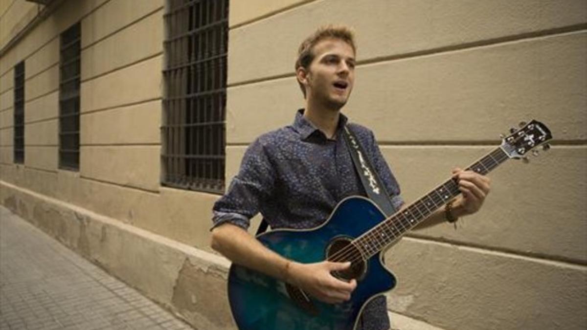 El cantautor catalán Enric Verdaguer, fotografiado en Barcelona.