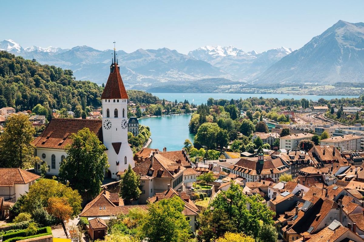 Ciudad de Berna en Suiza