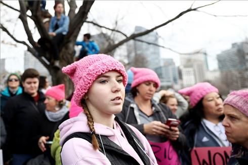 Marcha feminista contra Trump