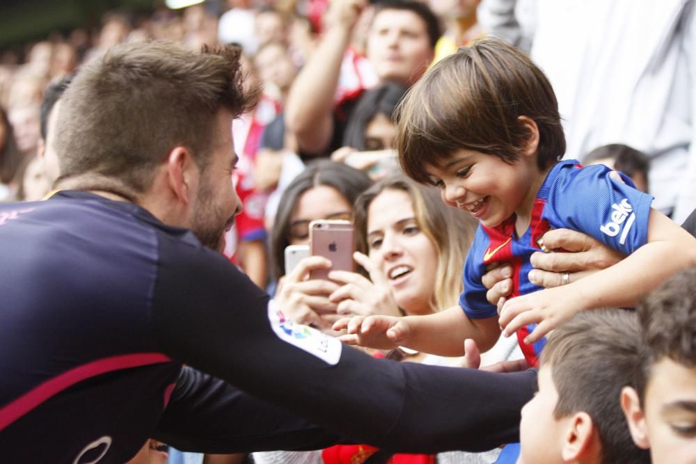 Partido Sporting de Gijón - F. C. Barcelona