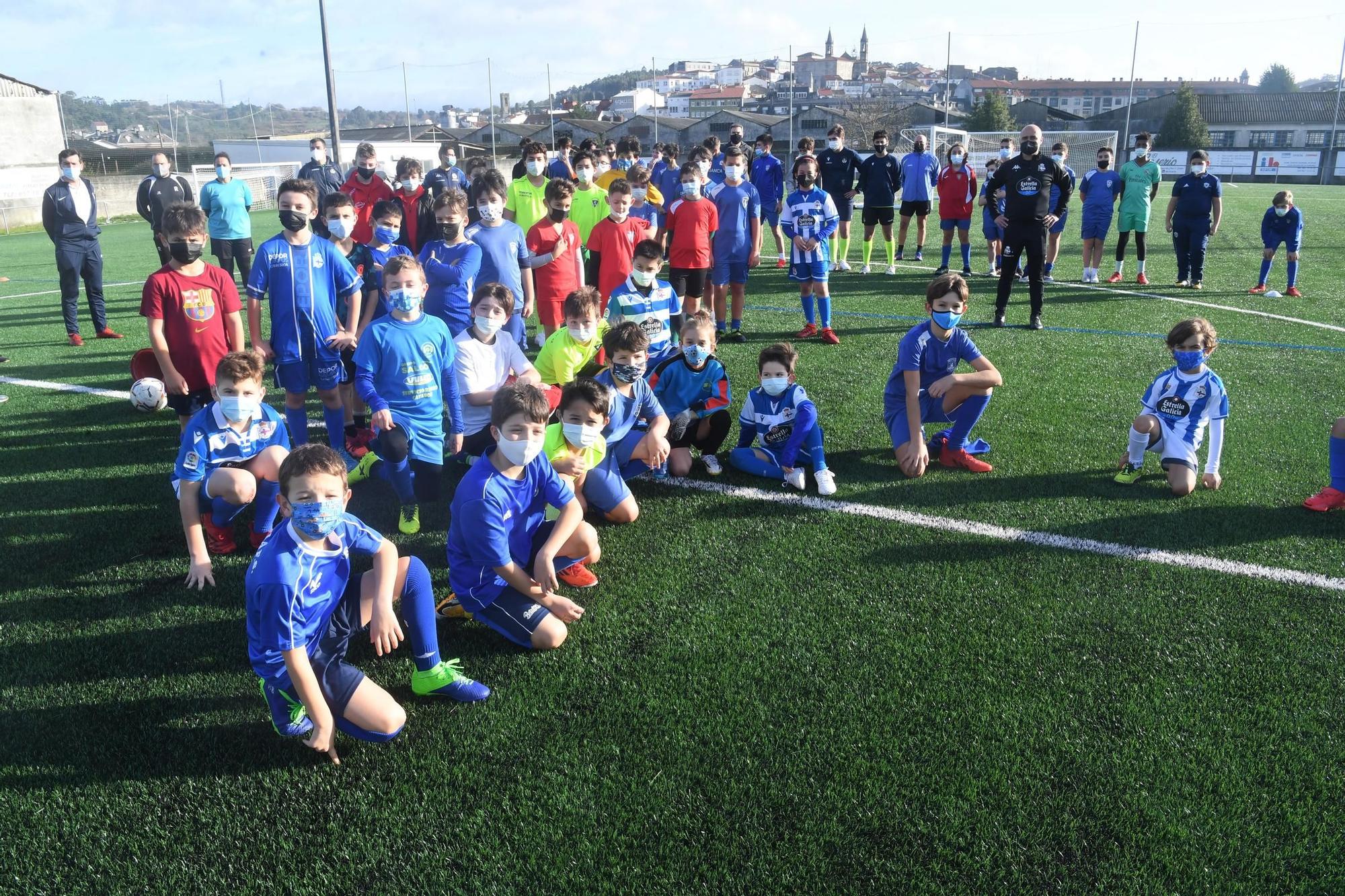 Solidaridad futbolera en Betanzos