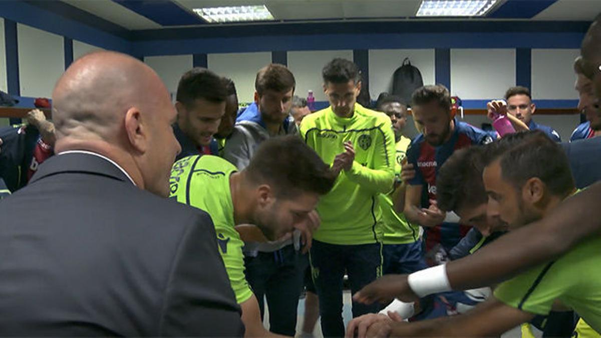 Así se conjuró el Levante para el asalto al Bernabéu