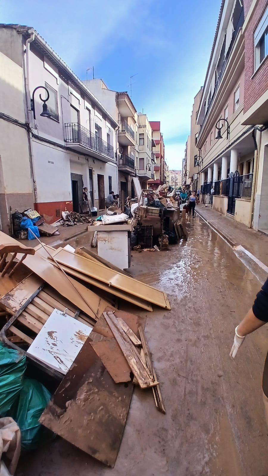 Así se encuentra Aldaia tres días después del paso de la DANA