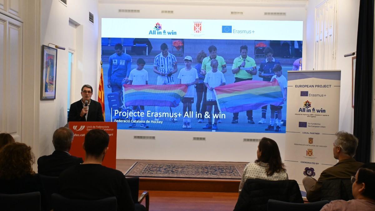 Projecte Erasmus+ "All-in&amp;Win" hockey