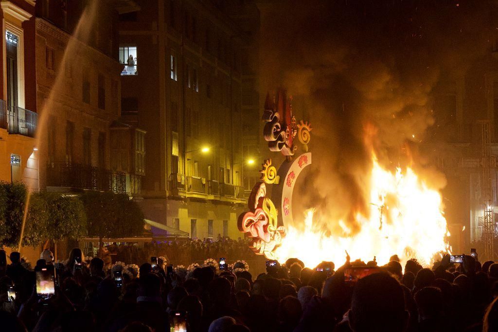 Así ha sido la 'Cremà' murciana del Romea