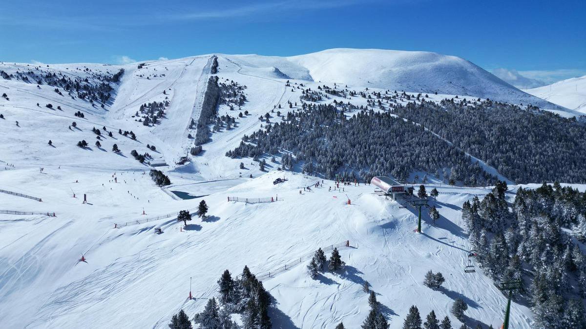 L'estació de La Molina, a vista de dron