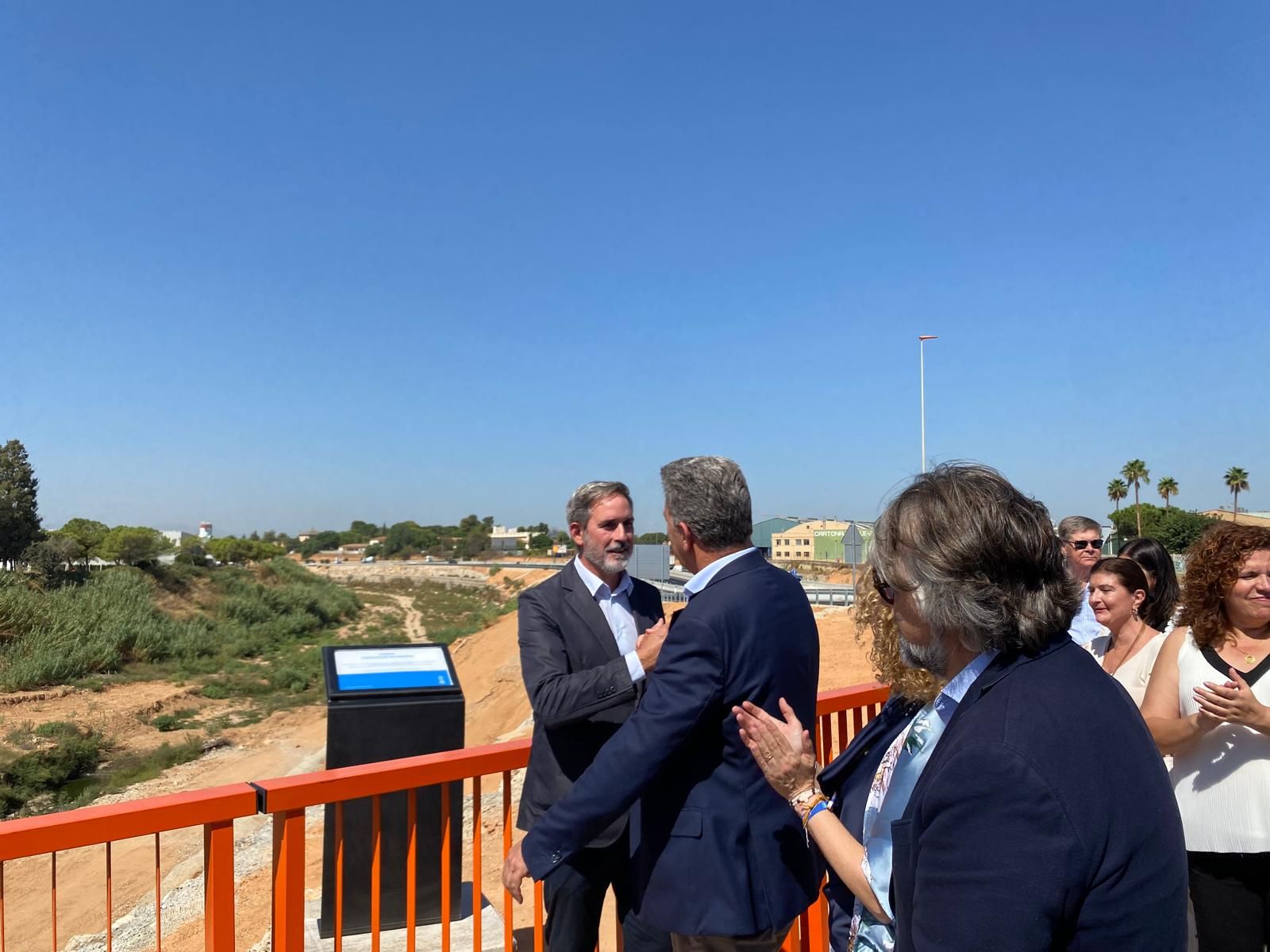 Inauguración del puente "Comunidad de Madrid" en Torrent