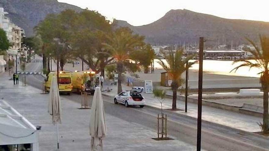 Un coche atropella a dos ciclistas en el Port de Pollença y se da a la fuga