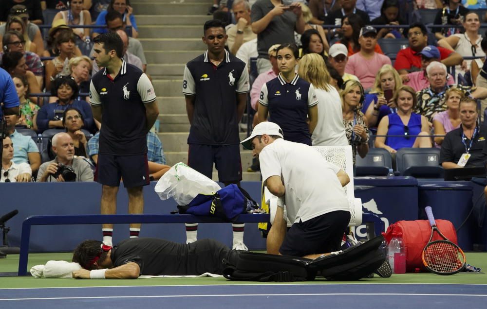 Las imágenes del último partido de David Ferrer en un Grand Slam