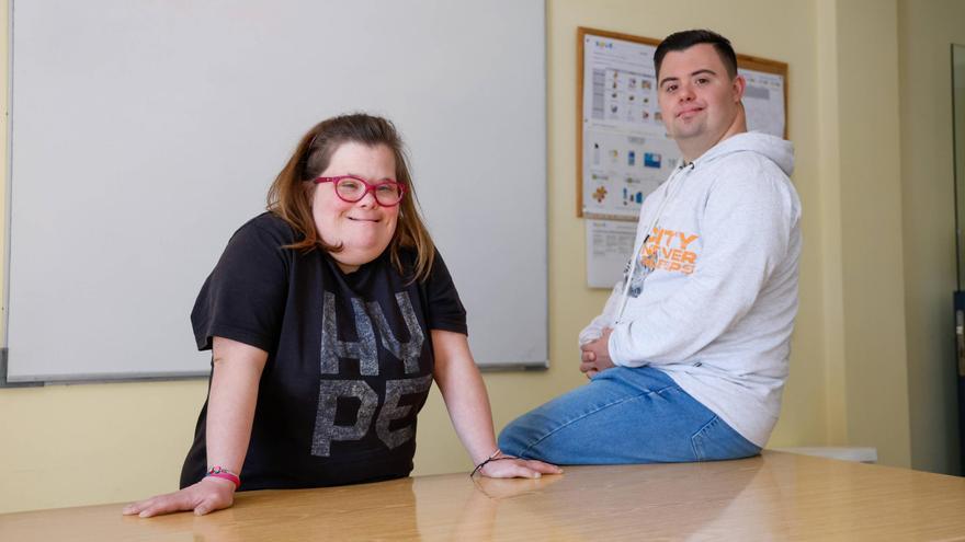 Marina y Sergio, usuarios de Down Córdoba