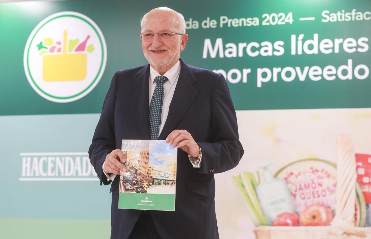 Juan Roig, presidente de Mercadona, cadena valenciana de supermercados.