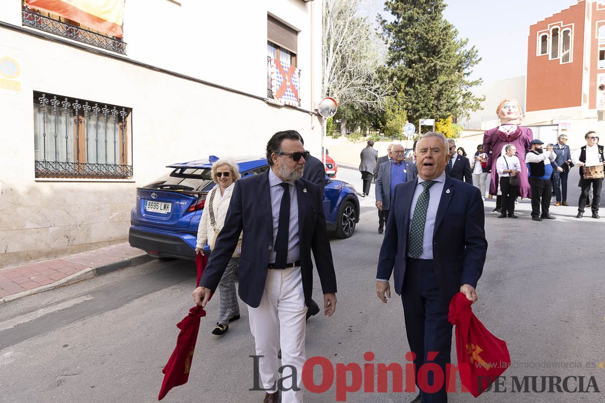 Corporación, Cofradía y Bandos realizan la 'Pedimenta' en Caravaca