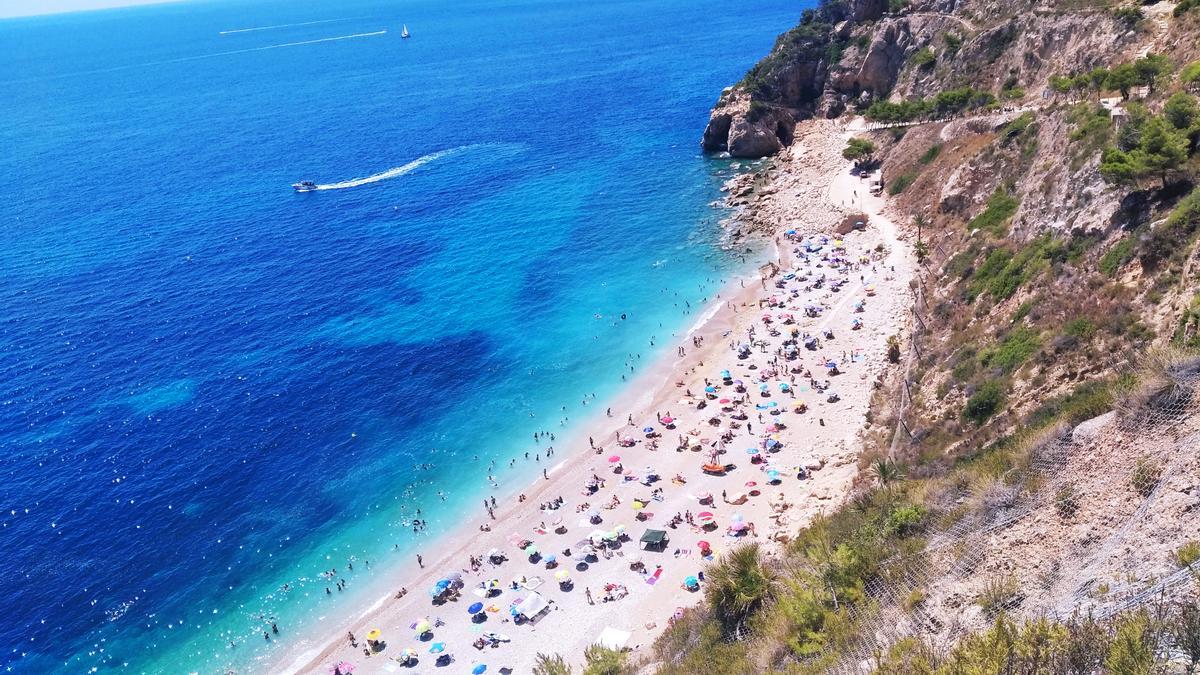 La cala del Moraig, en el Poble Nou de Benitatxell