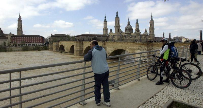 Crecida del Ebro en Zaragoza