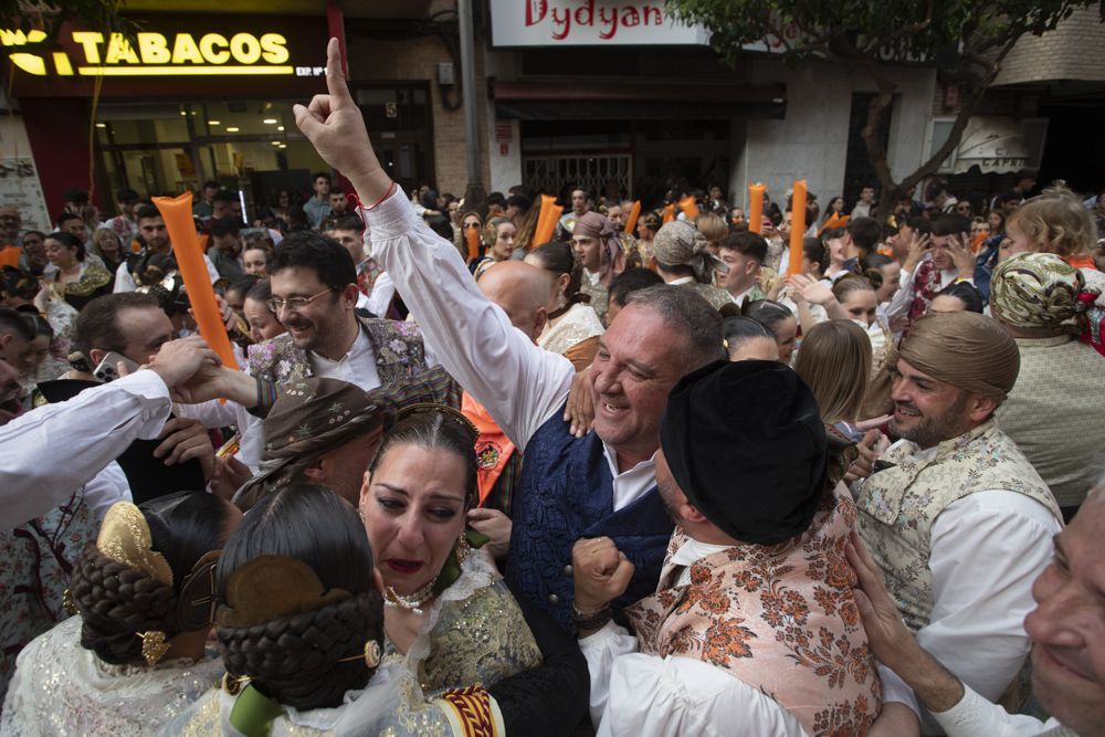 Explosión de júbilo en los premios a las mejores fallas de Sagunt