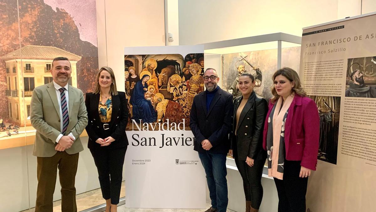 Un momento de la presentación de la programación navideña de San Javier en el Museo Salzillo