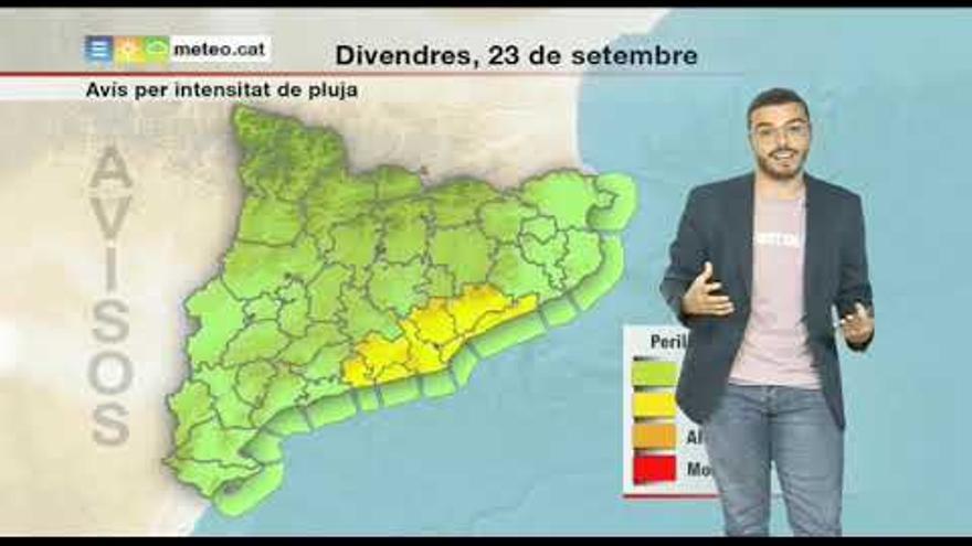 Alerta moderada per pluja a l&#039;Alt Empordà