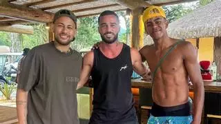 Lamine Yamal cumple el sueño de conocer a Neymar