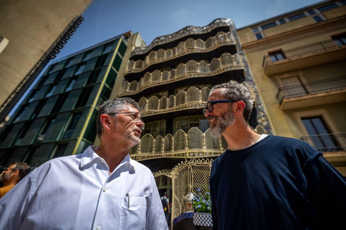 Xavier Villanueva y Joan Olona, arquitectos responsables de la recuperación de la Casa Batlló.