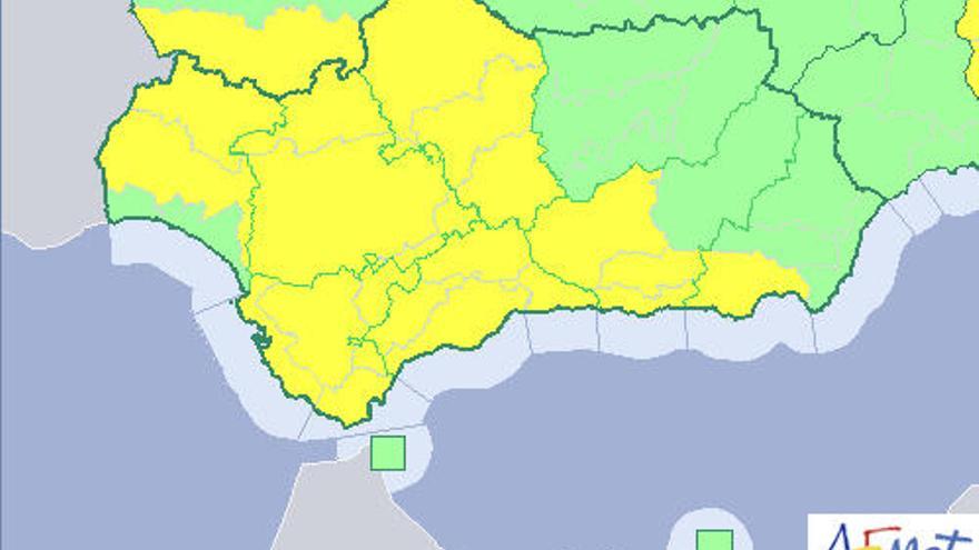 La Aemet desactiva la alerta naranja antes de tiempo en Málaga