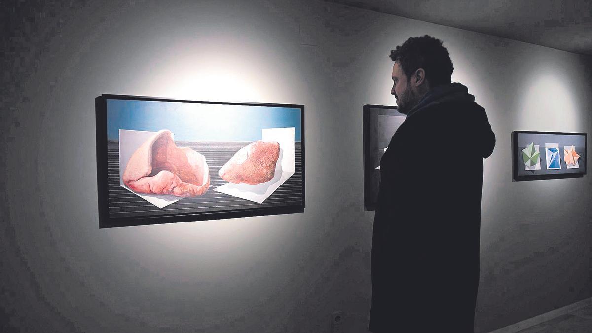 Exposición de Chelete Monereo, en abril del pasado año en el Museo Ramon Gaya.