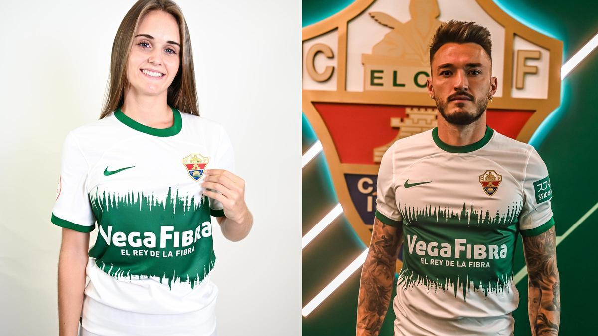 Elena Pino y Josan Ferrández ya se han probado la nueva camiseta patrocinada por VegaFibra