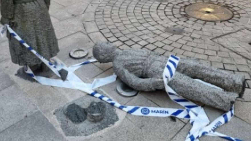 Ataque vandálico a las figuras infantiles de la Danza de Espadas | FDV