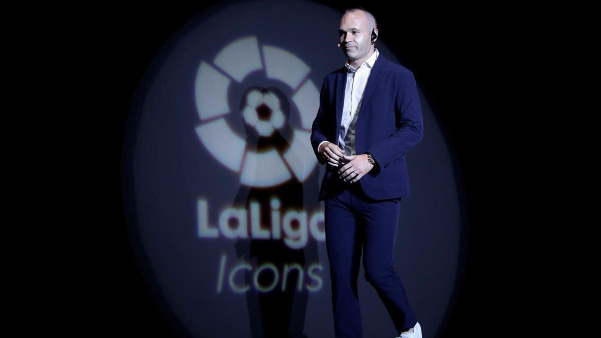 Iniesta, nuevo embajador de la Liga de Fútbol Profesional (LFP) en Tokio.