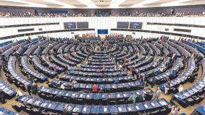 Sesión plenaria en el Parlamento Europeo.