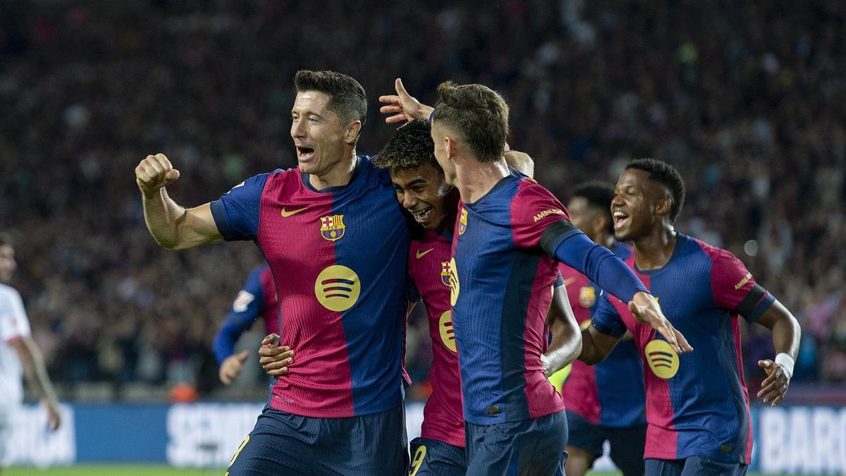 Goleada del Barça ante el Sevilla y regreso de Gavi al terreno de juego
