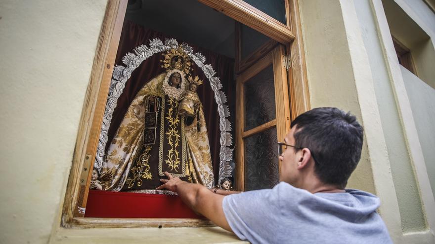 Exposición de altares en La Isleta por las Fiestas del Carmen