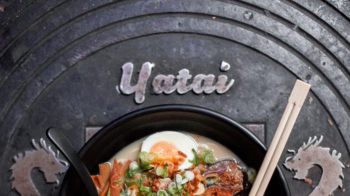 Comida asiática en Yatai Market