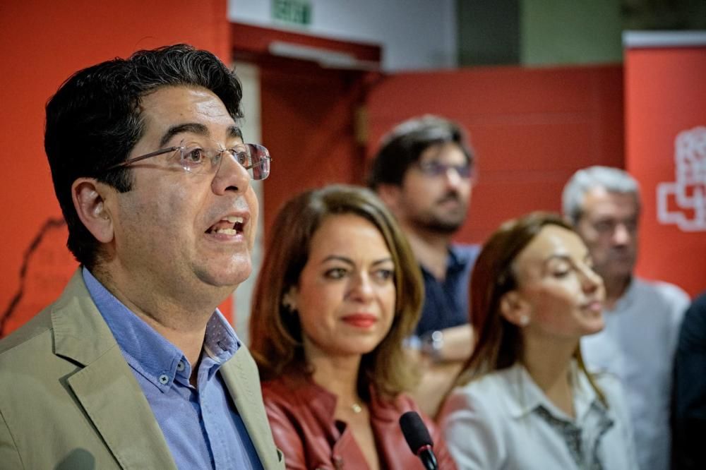 El PSOE celebra en Tenerife los resultados del 28A