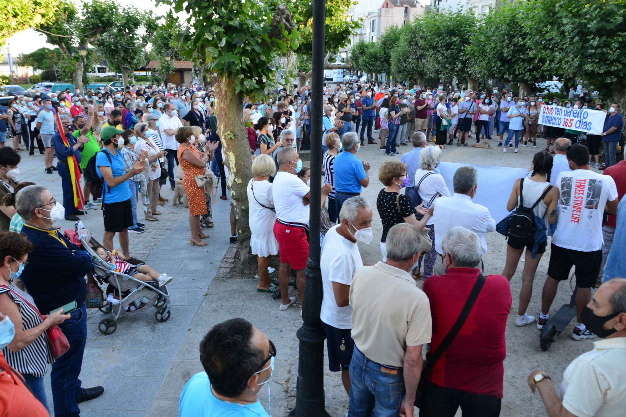 Marcha por la sanidad pública en Cangas