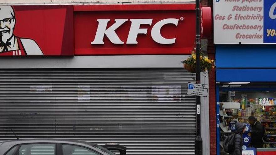 Un restaurante de KFC en Londres.