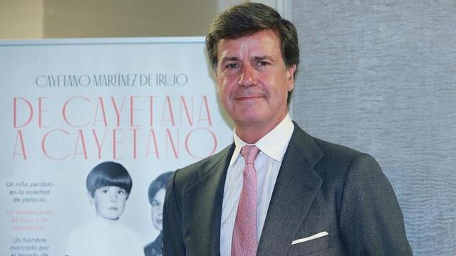 Cayetano Martínez de Irujo, en la presentación de su libro.