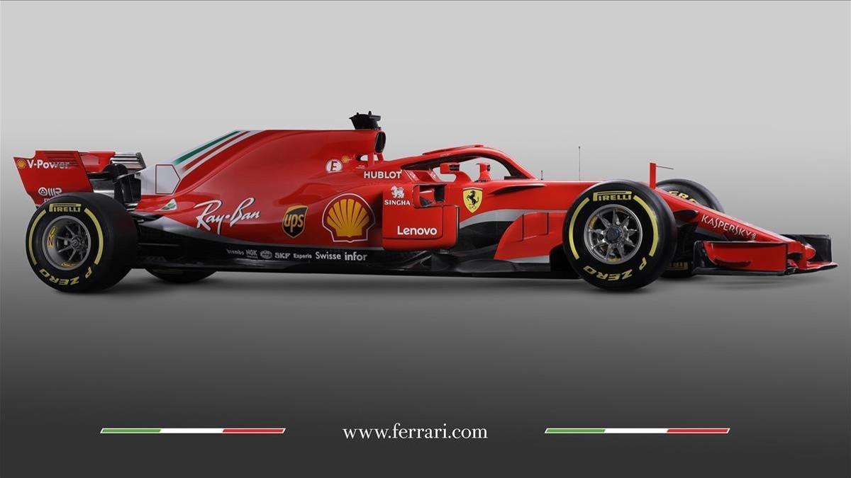 El nuevo Ferrari SF71H.