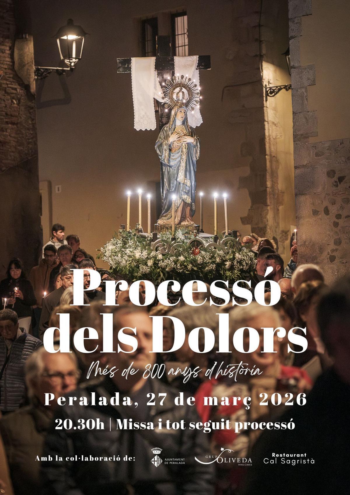 Cartell de la Processó dels Dolors de Peralada