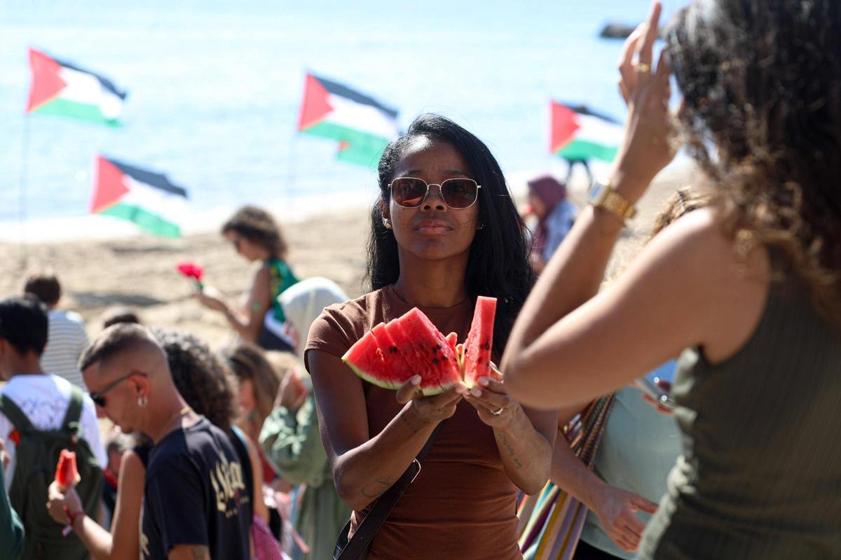 La sandía une a Ibiza y Palestina
