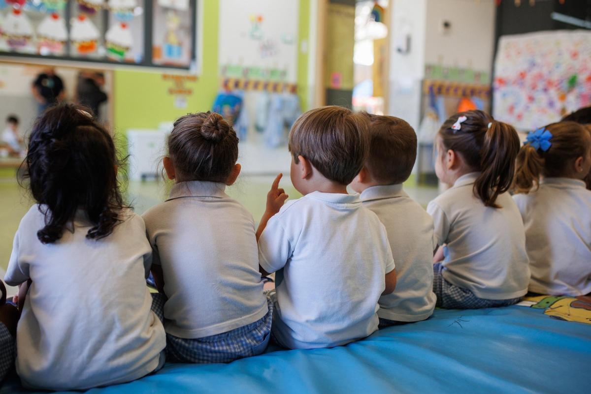 Niños en una escuela infantil.