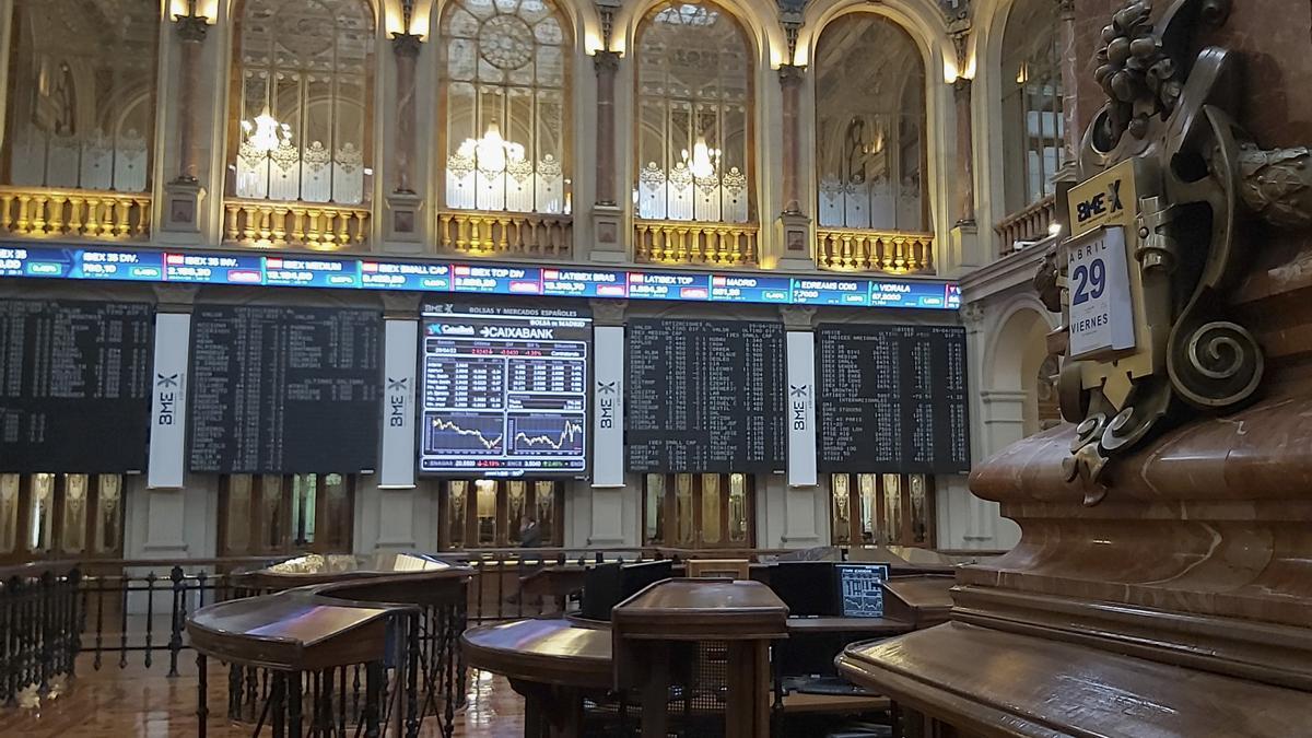 Bolsa de Madrid.