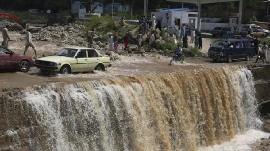 Las intensas lluvian ocasionan graves inundaciones en Pakistán