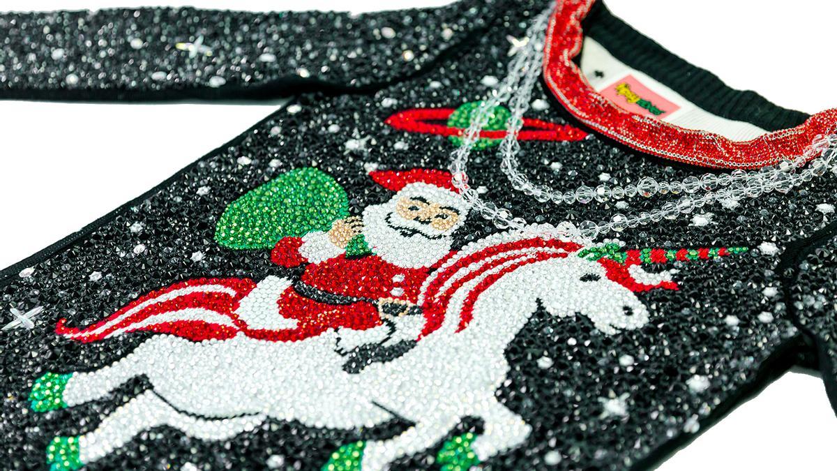 El jersey navideño de Tipsy Elves y Swarovski