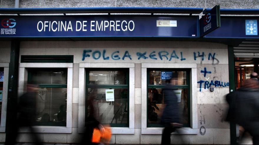 Una oficina de empleo gallega.