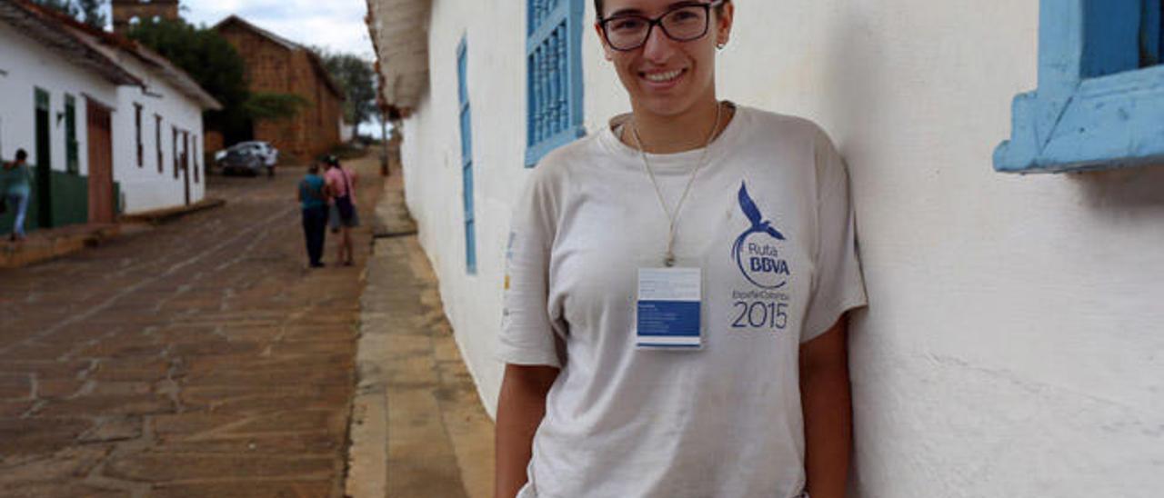 La joven Teresa Gubern participa en la Ruta BBVA 2015.