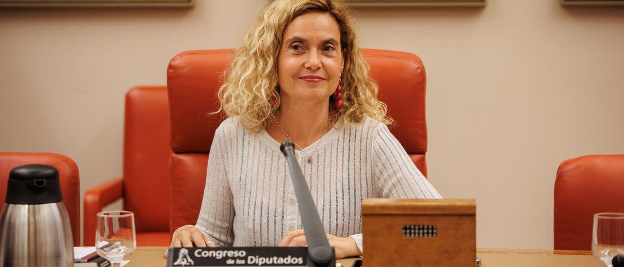 Archivo - La ex presidenta del Congreso de los Diputados Meritxell Batet, durante la Diputación Permanente.