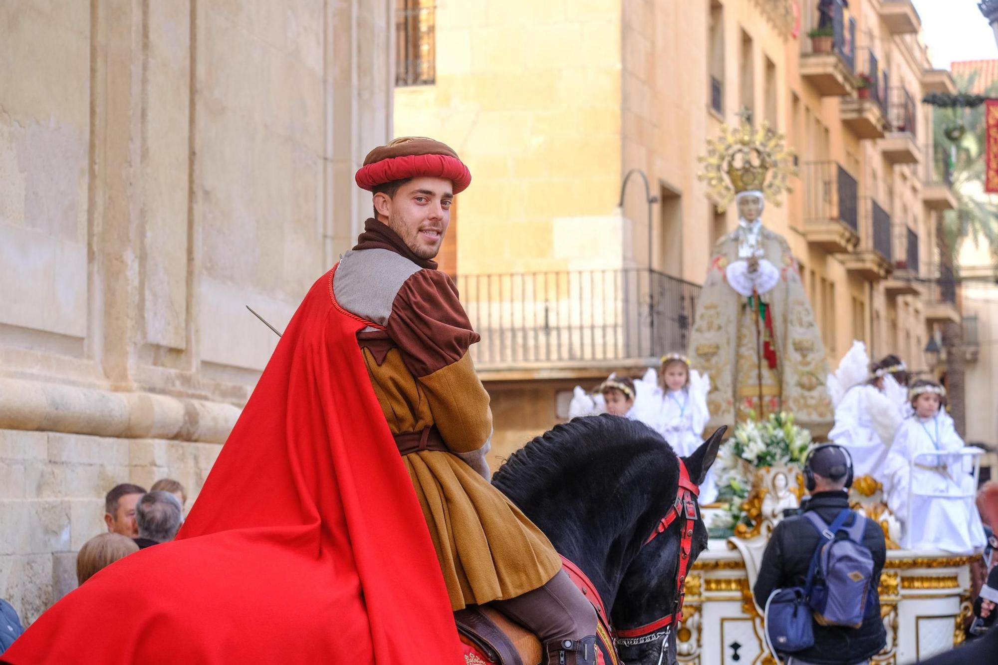 Así ha sido la procesión de la Festividad de la Venida de la Virgen en Elche