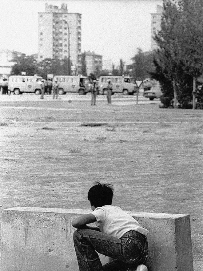 Algunos vecinos del Actur rechazaron la construcción de viviendas para familias de etnia gitana, 1984